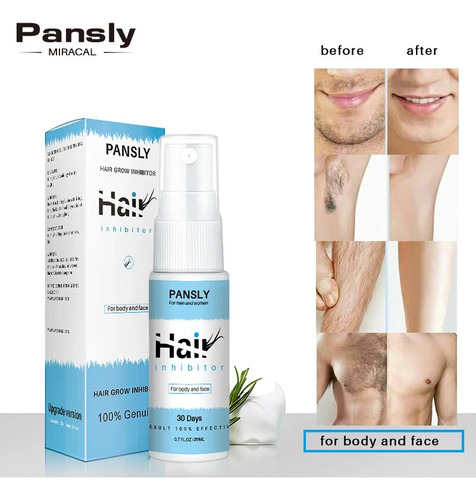 Spray Inibidor Permanente De Depilação Para Barba Indolor D