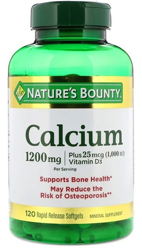 Calcio 1200 Mg Con Vitamina D3 De 1 - Unidad a $850