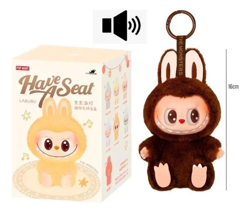 Peluche Llavero Labubu Con Sonido Y Luz Kawaii A Elección Baba