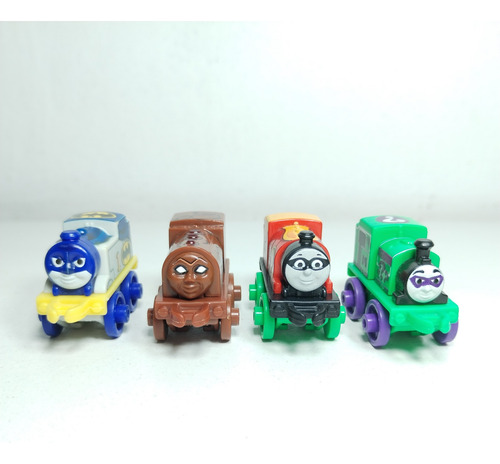 7 Thomas And Friends Plástico Minis Fisher Price Dc Comics (Usado)