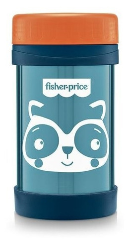 Pote Térmico P/ Papinha Aço Inox Hot&cold Fisher Price 450ml Cor Azul