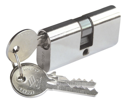 Imagen 1 de 6 de Cilindro Para Puertas Oval Perfil Universal 38mm Cisa