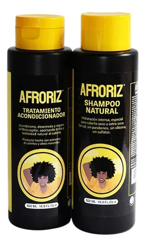 Afroriz Kit Shampoo Natural X 500 Ml A $60