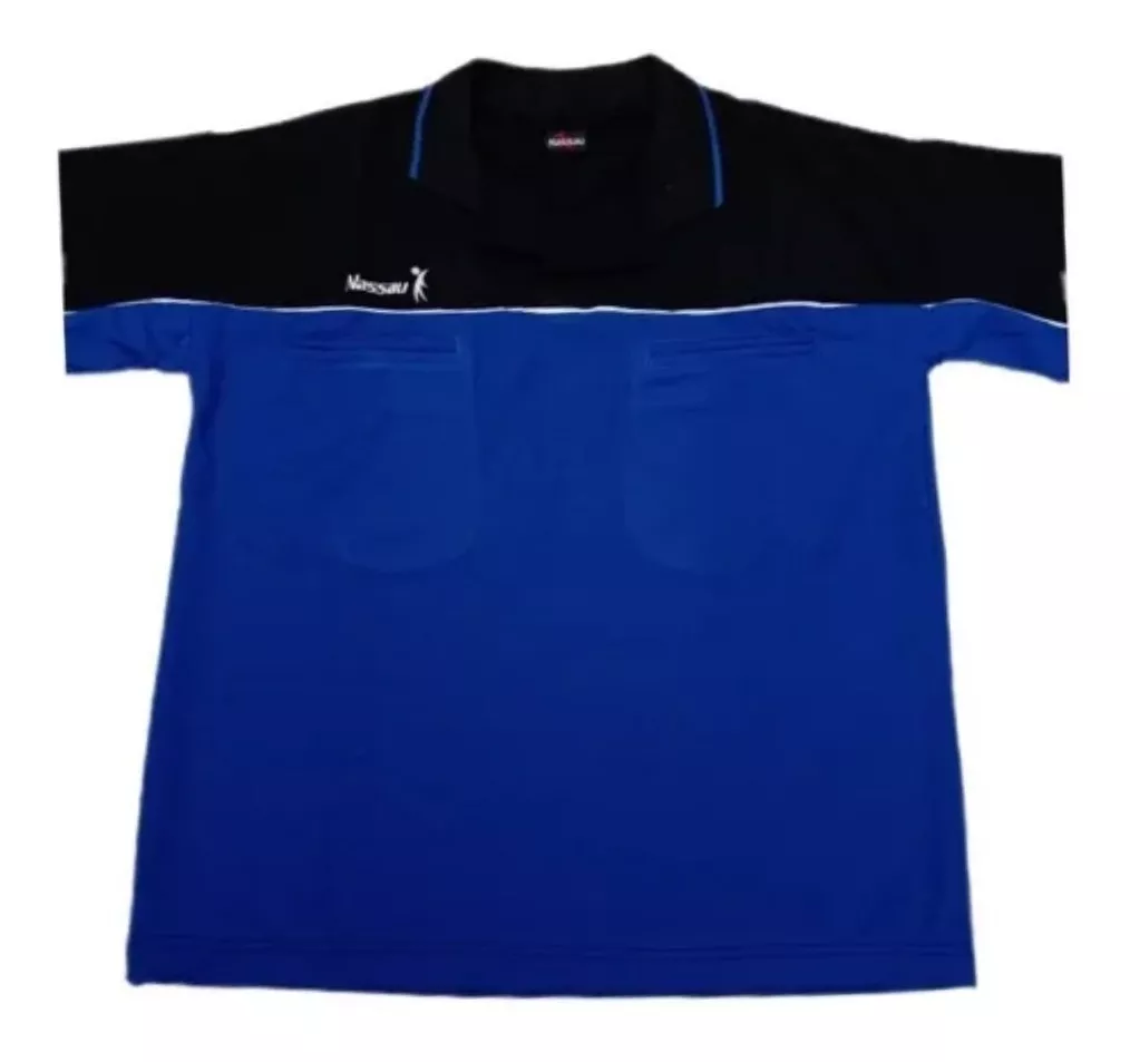 Chomba De Futbol Nassau Arbitro Referee Camiseta