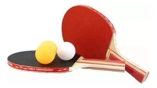 2 Paletas Raquetas Para Ping Pong Más 15 Pelotas