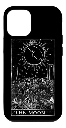 iPhone 12/12 Pro The Moon Tarot Card Vinta B08n6gtyb7_300324