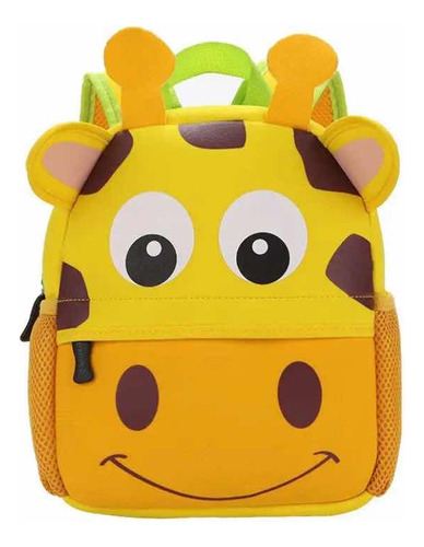 Bolso Mochila Niños Animales 3d Preschool