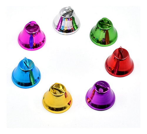 Conjunto De 50 Campanas Decorativas Para Mascotas 26mm
