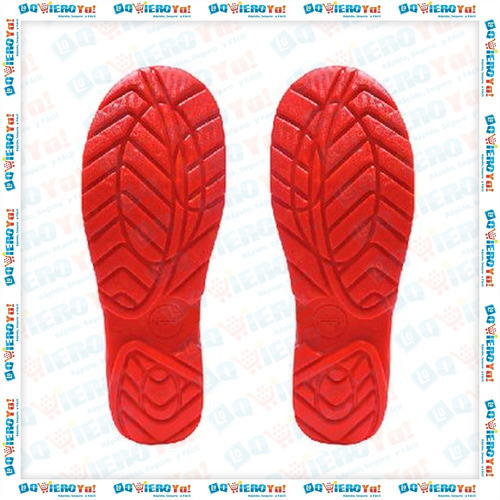 Imagen 8 de 10 de Botas Lluvia Impermeable Moto Mac Blast Negro Rojo Pvc
