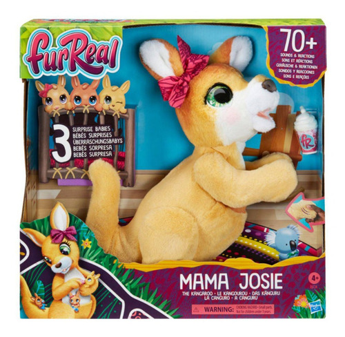 Furreal Friends La Canguro Mamá Josie 70 Reacciones 3 Babies