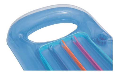 Imagen 4 de 10 de Colchoneta Sillon Inflable Pileta Apoyabrazos Bestway 43028