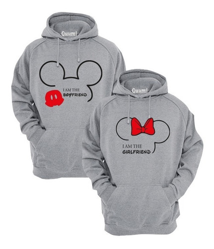 Sudaderas Para Parejas Mickey & Minnie #8 (dos Piezas)