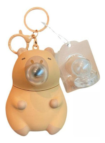 / 2 Llavero De Silicona Capybara Lindo Colgante De Silicona