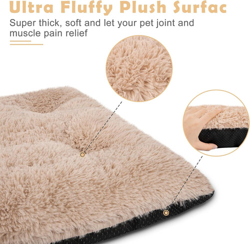 Joejoy Cama Grande Para Perro, Cama Ultra Suave Y Calmant...