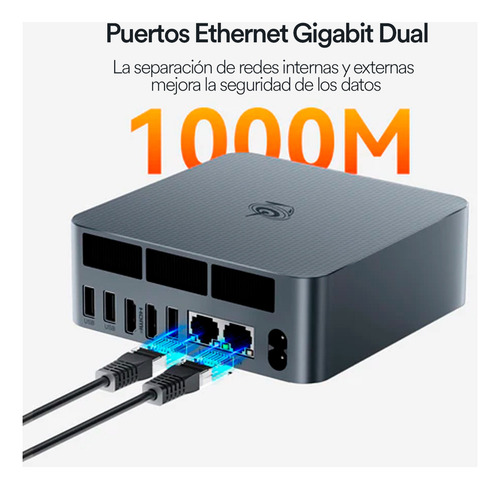 Mini Pc Beelink Eqr5 Amd Ryzen 7 5825u 16gb + 500gb M.2 Rade