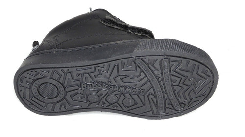 Imagen 8 de 8 de Tenis Bubble Gummers Niño Colección Escolar De Piel Negro