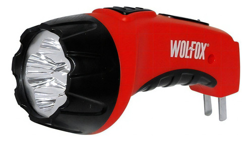 Linterna Recargable Wolfox Wf9641 Ergonómica 4 Leds Color de la linterna Roja Color de la luz Blanca