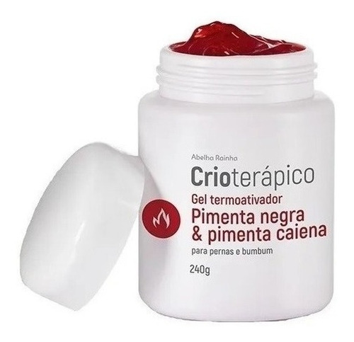 Gel Redutor De Medidas  Pimenta Negra E Pimenta Caiena   