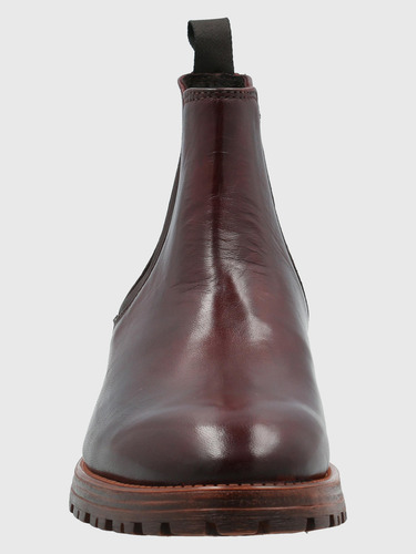 Botín Cuero Hombre Montena Burdeo Hush Puppies