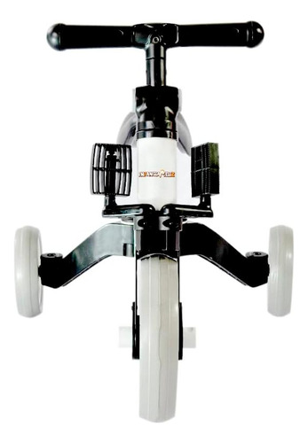 Triciclo Transformable En Bicicleta Entrenadora Blanco Kiwi