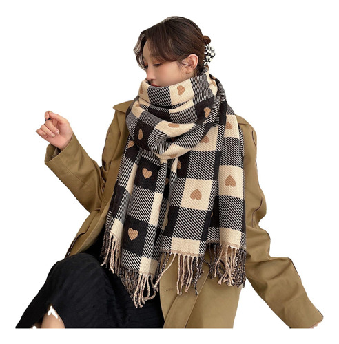 Bufanda Cálida De Invierno Y Otoño Para Mujer Bufanda Larga