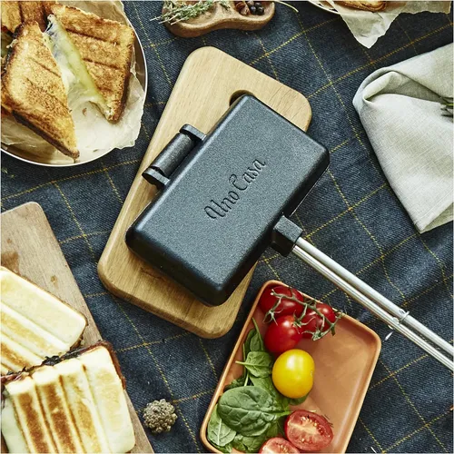Plato 20.32 Cm 1 Pz Sandwichera Japo Hierro Fundido Cuadrada