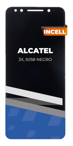 Lcd Para Alcatel 3x , 5058 Negro