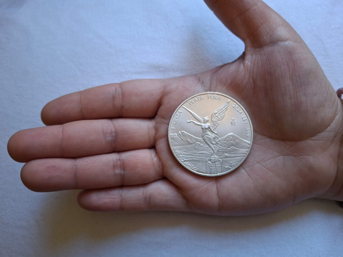 Moneda Plata Libertad, Onza De Plata Pura 0.999. En Capsula (Usado)