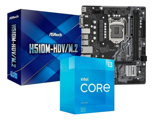 Combo Actualizacion Intel I3 10105 + Motherboard H510m 10ma