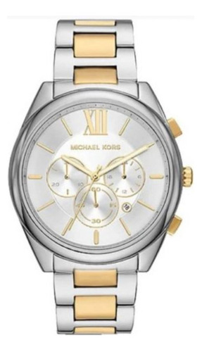 Relógio Bicolor Prata C/ Dourado Masculino Michael Kors Mk8