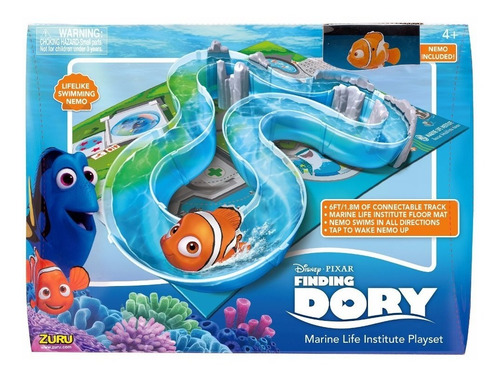 Pez Nemo Nadador Con Parque Acuatico