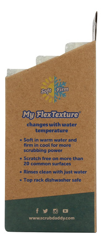 Scrub Daddy Dye Free Sponge Daddy 3 Count, 3 Ct