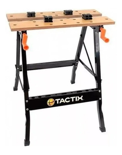 Banco De Trabajo Mesa Plegable Metal Tactix Profesional