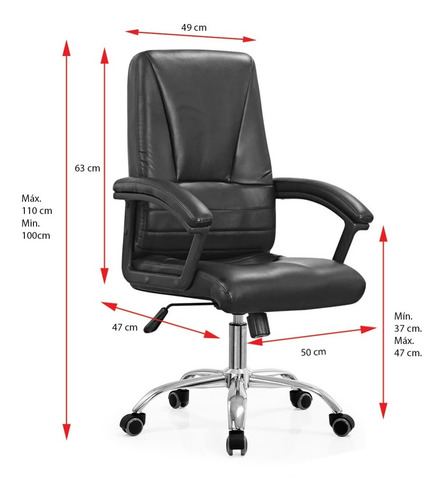 Imagen 2 de 5 de Sillón Ejecutivo Gerencial Alto Silla Oficina Alta Calidad