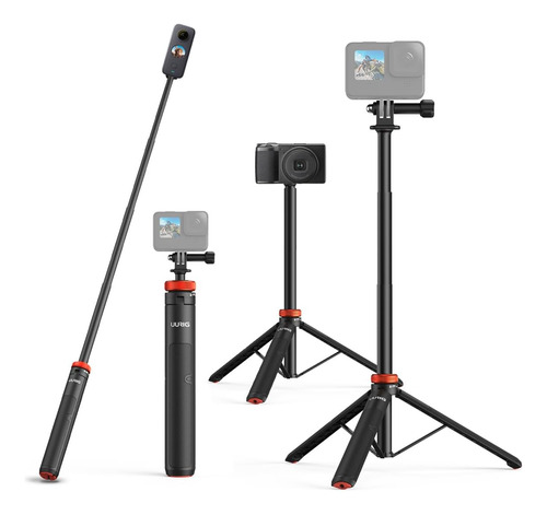 Bastón De Selfie Extensible Uurig Para Gopro Max Hero 10 9 8