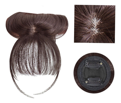 Extensiones De Cabello Sintético Con Clip In Hair Bangs 3d