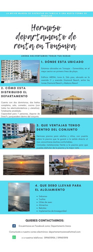 Imagen 2 de 14 de Departamento Frente Al Mar En Tonsupa