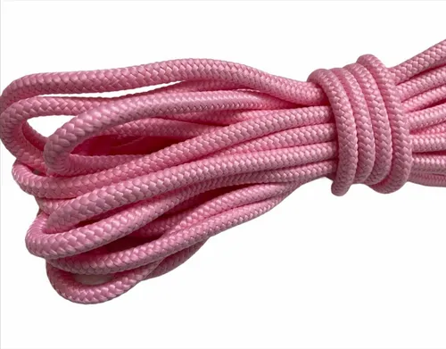 Soga Polipropileno Trenzada 10mm X 100 Metros Rosa Bebe