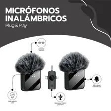 Imagen 2 del producto Micrófono Doble Inalámbrico Con Receptor 3 En 1 Universal