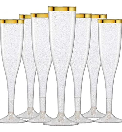 Copas Desechables 60 Piezas De Plástico Transparente De Cri