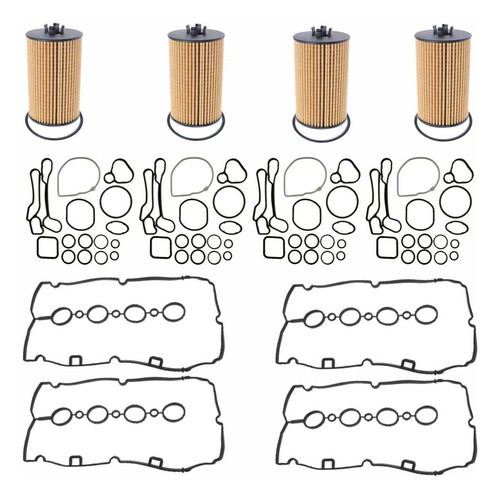 4 Jgos Ligas Radiador Filtro Junta Chevrolet Aveo 1.6 09-10