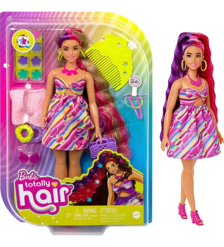 Barbie Totally Hair Estilo Flores