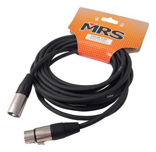 Cable Para Micrófono De 6 M Xlr Mrs-6m-m-bk Morrison