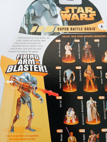 Super Battle Droid - Star Wars Revenge Of The Sith No. 4 (Usado)