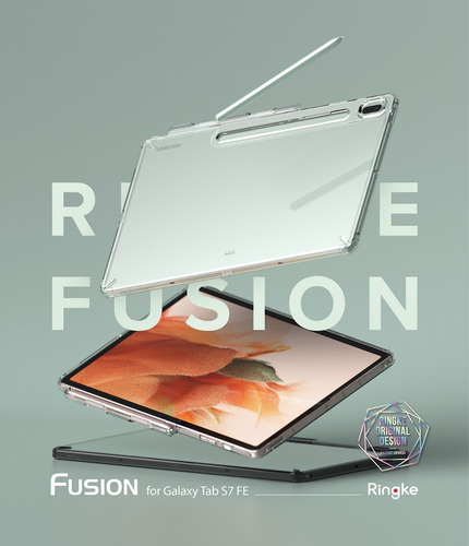 Imagen 6 de 6 de Funda Para Samsung Galaxy Tab S7 Fe Ringke Fusion Anti Impac