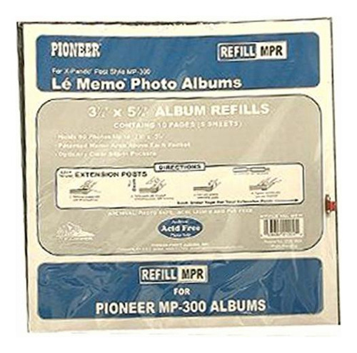 Pioneer Memo Recambio De Álbum De Bolsillo Para Mp-300, 3