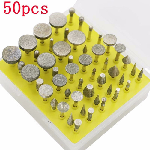 Imagen 1 de 6 de 50 Brocas, Fresas Diamantadas Para Su Uso Mas Conveniente