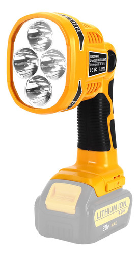 Lmpara Led Yex-bur 12w 1120lm 20v Max Con Batera Dewalt 20v