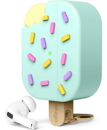 Estuche Para AirPods Pro 2 Ice Cream Elago En Verde Menta