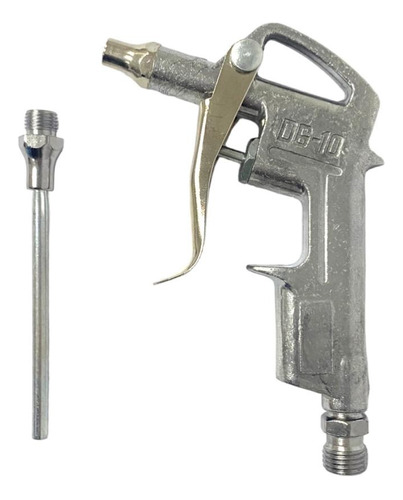 Pistola Soplete Compresor De Aire Rosca De 1/4  Aluminio